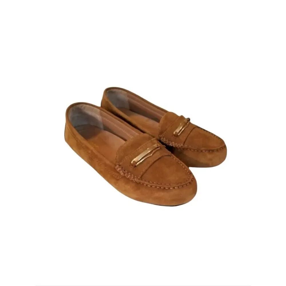 Vionic  Honor Ashby Leather  Suede Driving Moccasins Size 6